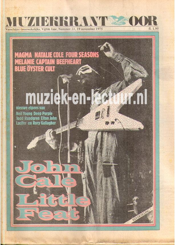 Muziekkrant Oor 1975 nr. 23